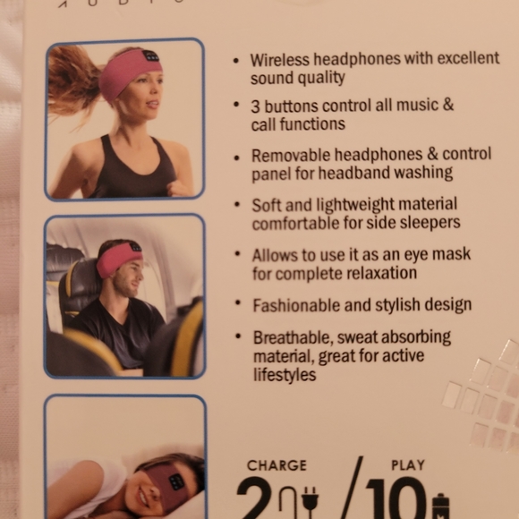 Buy one get one free NEW IN BOX ANX Sleepsounds Sport Headband Headphones - Picture 2 of 5